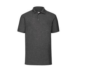 Fruit of the Loom SC280 - Men's Pique Polo Shirt Dark Heather Grey