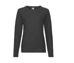 Fruit of the Loom SC361 - Lady-Fit Lightweight Raglan Sweat Light Graphite