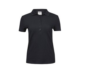 Tee Jays TJ145 - Womens luxury stretch polo Black