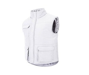 VELILLA V25901 - MULTI-POCKET PADDED BODYWARMER White