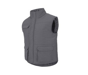 VELILLA V25901 - MULTI-POCKET PADDED BODYWARMER Grey