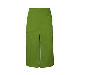 VELILLA V4209 - LONG APRON WITH OPENING AND POCKETS Lime