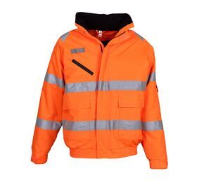 Yoko YK209 - High visibility "Fontaine Flight" jacket Hi Vis Orange