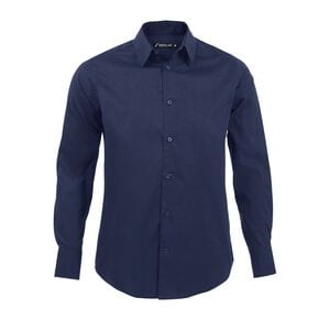 SOL'S 17000 - Brighton Long Sleeve Stretch Men's Shirt Dark Blue