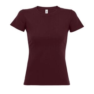 SOL'S 11502 - Imperial WOMEN Round Neck T Shirt Burgundy