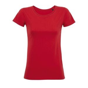 SOL'S 02856 - Martin Women Round Neck Fitted Jersey T Shirt Red