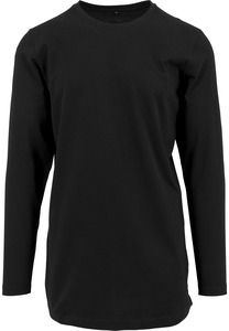 Build Your Brand BY029 - Oversized long sleeve t-shirt Black