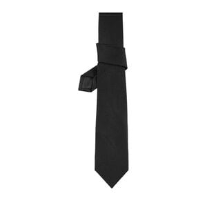 NEOBLU 03203 - Teodor Plain Jacquard Tie Deep Black