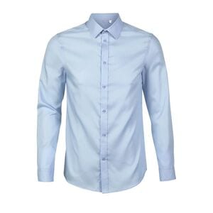 NEOBLU 03182 - Blaise Men Men’S Iron Free Shirt Soft Blue