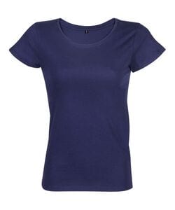 RTP Apparel 03257 - Tempo 185 Women Short Sleeve Cut And Sewn T Shirt French Navy