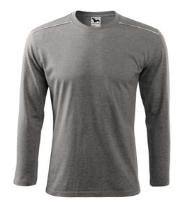 Malfini 112 - Long Sleeve T-shirt unisex Gris chiné foncé