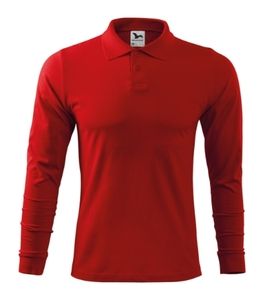 Malfini 211 - Single J. LS Polo Shirt Gents Red
