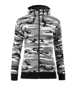 Malfini C20 - Camo Zipper Sweatshirt Ladies camouflage gray