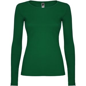 Roly CA1218 - EXTREME WOMAN Semi fitted long-sleeve t-shirt with fine trimmed neck Bottle Green