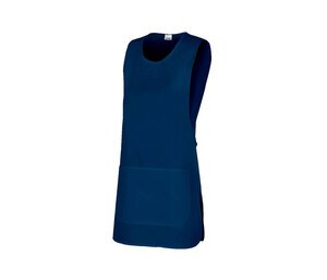 VELILLA V2542 - Reversible pinafore apron Navy