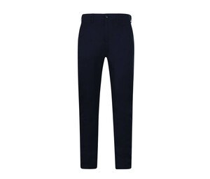 Henbury HY650 - Men's chinos with adjustable belt Navy