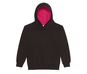 AWDIS JH03J - Childrens sweatshirt with contrasting hood