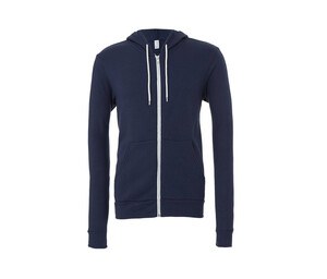 Bella + Canvas BE3739 - Unisex Zip Hoodie Navy