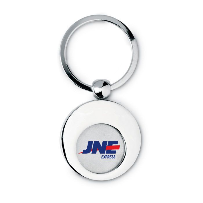 GiftRetail IT3866 - EURING Metal key ring with token