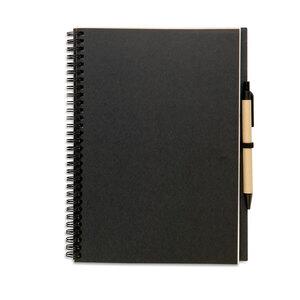 GiftRetail KC7013 - BLOQUERO PLUS Recycled notebook with pen