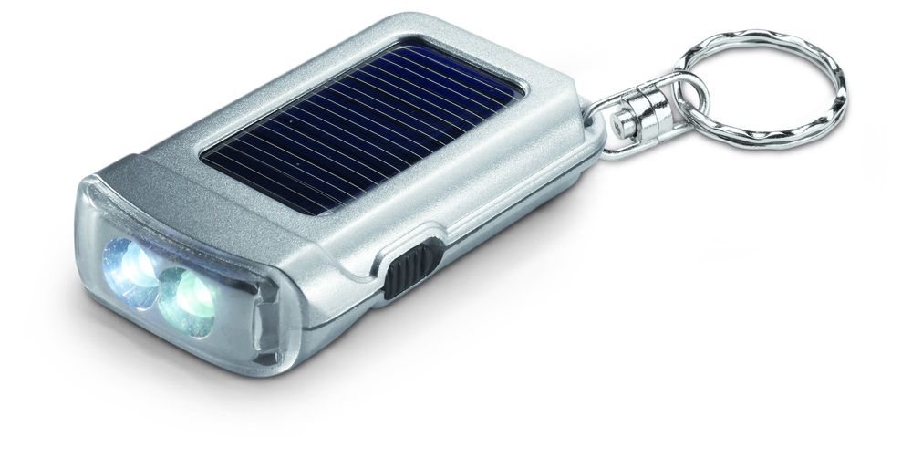 GiftRetail KC7014 - RINGAL Solar powered torch key ring