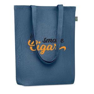 GiftRetail MO6162 - NAIMA TOTE Shopping bag in hemp 200 gr/m² Blue