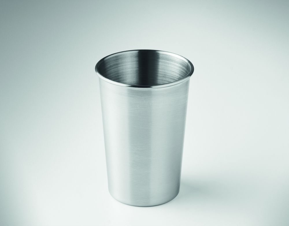 GiftRetail MO6362 - BONGO Stainless Steel cup 350ml