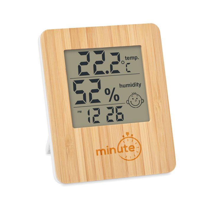 GiftRetail MO6562 - SUNCITY Bamboo weather station