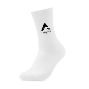 GiftRetail MO6610 - TADA L Pair of socks in gift box L White