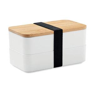 GiftRetail MO6627 - BAAKS Lunch box in PP and bamboo lid