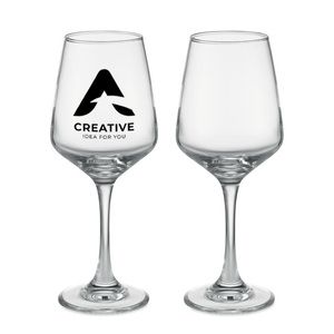 GiftRetail MO6643 - CHEERS Set of 2 wine glasses Transparent