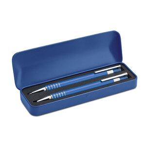 GiftRetail MO7323 - Ballpoint pen set with metal case