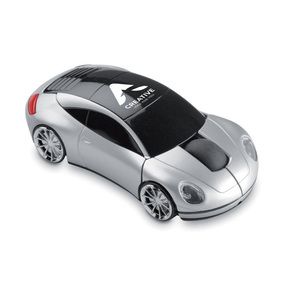 GiftRetail MO7641 - SPEED Wireless mouse in car shape matt silver