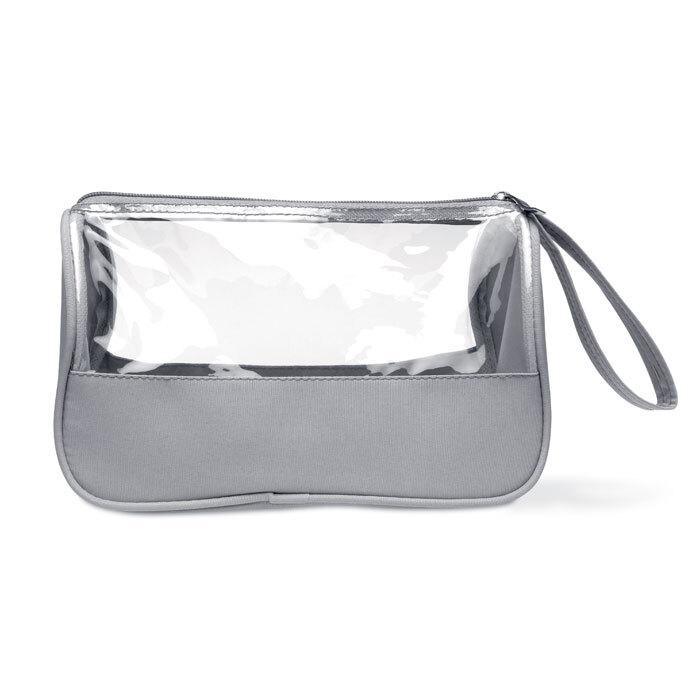 GiftRetail MO8334 - PLAS Toiletry bag microfiber w PVC