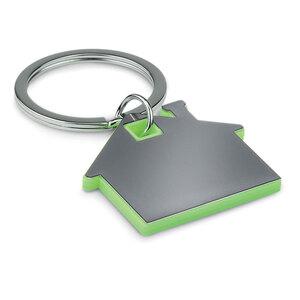 GiftRetail MO8877 - IMBA House shape plastic key ring