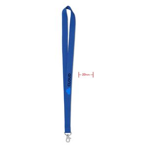 GiftRetail MO9058 - SIMPLE LANY Lanyard 20 mm Royal Blue