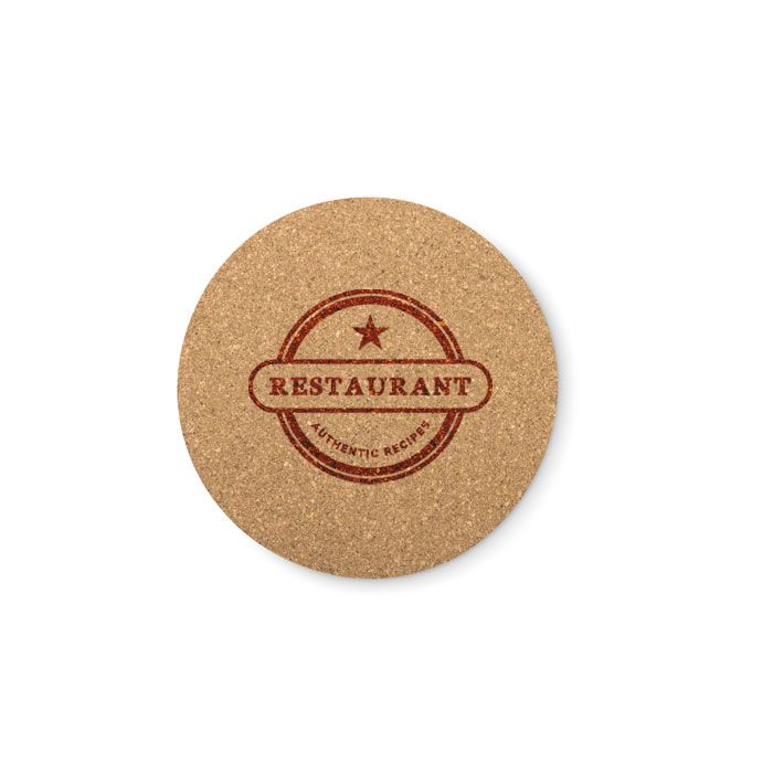 GiftRetail MO9298 - BIERPON Round cork coaster