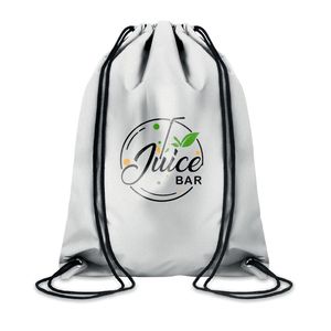 GiftRetail MO9403 - SHOOP REFLECTIVE Reflective drawstring bag Silver