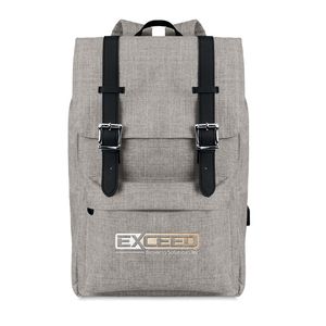 GiftRetail MO9439 - RIGA Backpack in 600D polyester Grey