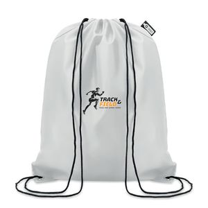 GiftRetail MO9440 - SHOOPPET 190T RPET drawstring bag White