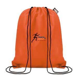 GiftRetail MO9440 - SHOOPPET 190T RPET drawstring bag Orange