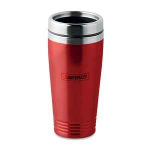 GiftRetail MO9618 - RODEO COLOUR Double wall travel cup Red
