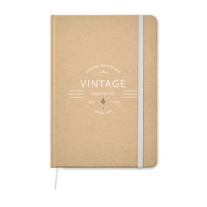 GiftRetail MO9684 - A5 cork notebook. White