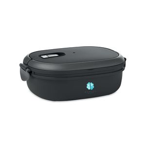 GiftRetail MO9759 - LUX LUNCH PP lunch box with air tight lid Black
