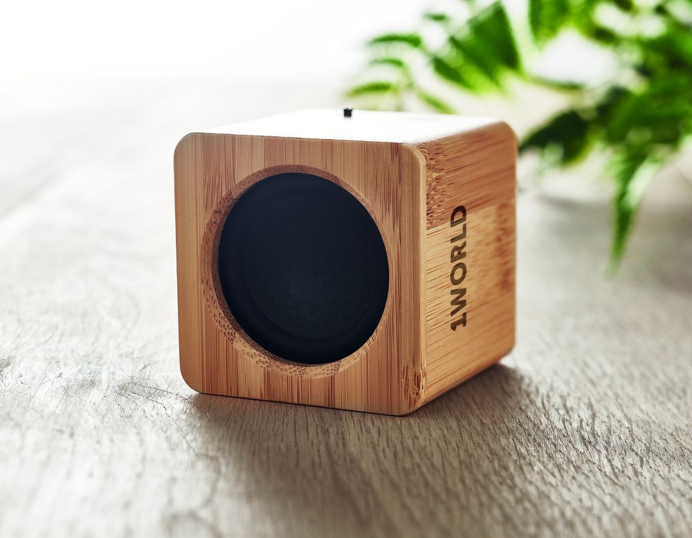 GiftRetail MO9894 - AUDIO Bamboo wireless speaker