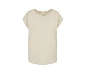 Build Your Brand BY021 - Women's T-shirt White/ Sand