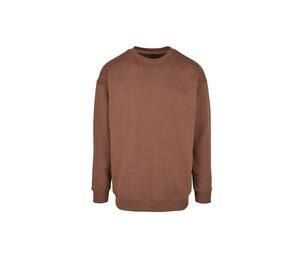 Build Your Brand BY075 - Round Neck Sweatshirt man Bark