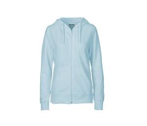 Neutral O83301 - Women's zip-up hoodie Light Blue