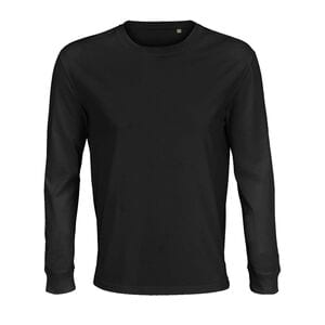 SOL'S 03982 - Pioneer Lsl Unisex Long Sleeve T Shirt Deep Black