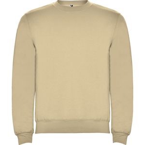 Roly SU1070 - CLASICA Classic sweatshirt with 1x1 elastane rib in collar Sand